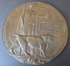 WW1 Memorial Plaque "Death