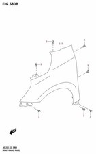 Suzuki Genuine Front Fender