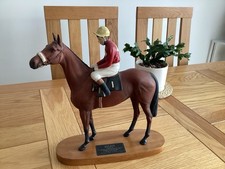 Beswick Connoisseur Model of Champion Red Rum with Brian Fletcher Up