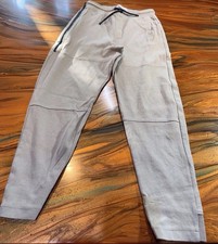 Girls, ZARA beige leggings with long zip feature pocket age 13–14￼