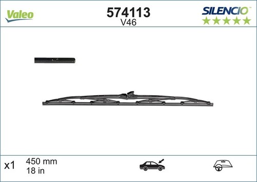 Wiper blades valeo - wiper, for