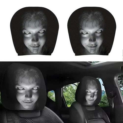 4pcs car headrest covers - 2/4pcs,