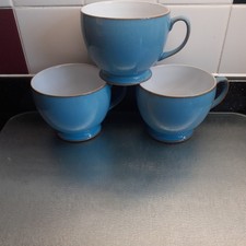 Denby Colonial Blue Large Cups