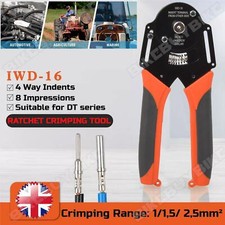 Deutsch DT DTM Series Contacts Multi Plug Ratchet Terminal Crimp Crimping Tool