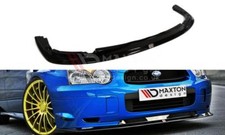 Front Diffuser Splitter Maxton Design ABS for Subaru Impreza Mk2 Wrx Sti Blobeye