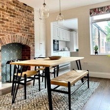 Reclaimed Hairpin Box-Leg