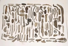 Mixed collection over 125+ driftwood pieces deco craft art shelf sign beach a202