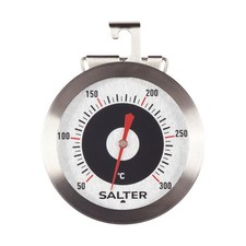 Salter Oven Thermometer Analogue Kitchen Temperature Gauge Stainless Steel BBQ