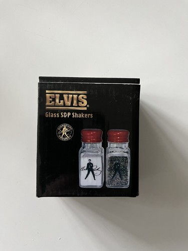 Elvis presley glass salt - glass, &