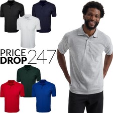 Mens Cotton Rich Polo T Shirt