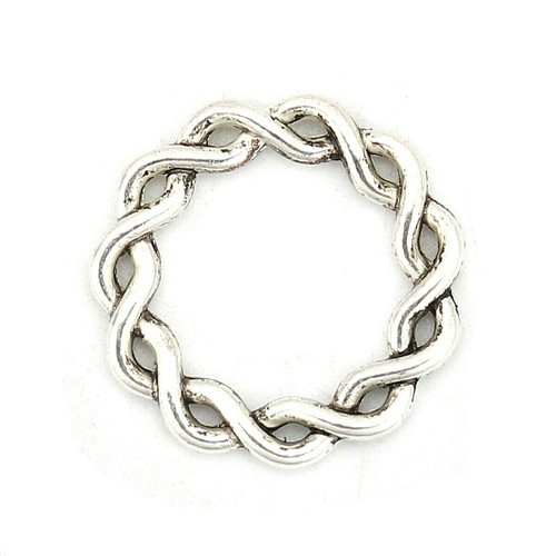 Twisted closed jump rings - closed,