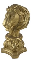 36CM LION HEAD BUST RESIN