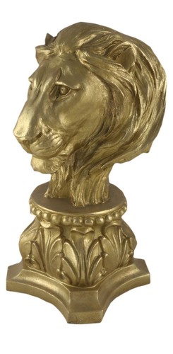 36cm lion head bust - head,