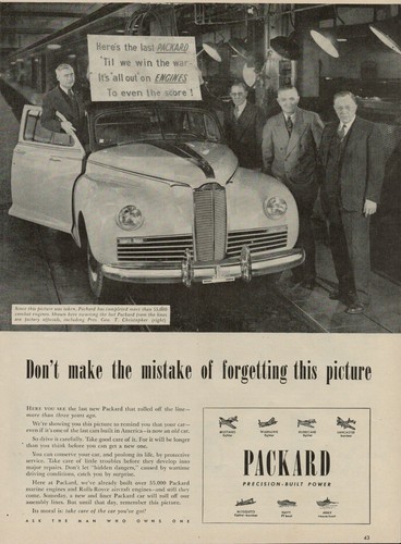 1945 car auto package 1940s - car,