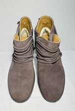 UGG Rianne Women's Suede Leather Brown Ankle Boots 1123598 Size 6.5 Bootie