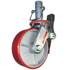 Scaffold Caster 6" x 2" Red