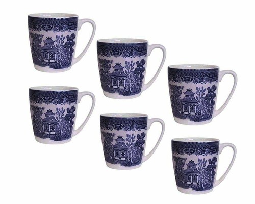 Set six churchill china - set,