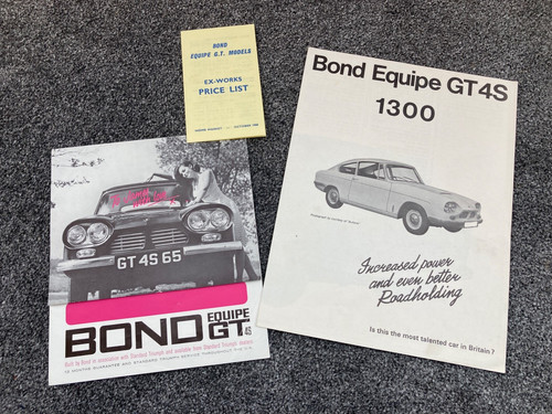 Bond equipe gt4s 1300 brochure - equipe,