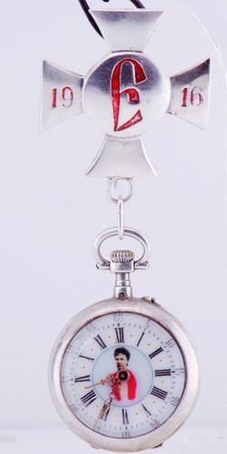 Antique faberge silver ename - l,