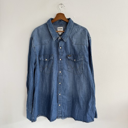 Wrangler denim shirt men - shirt, men’s