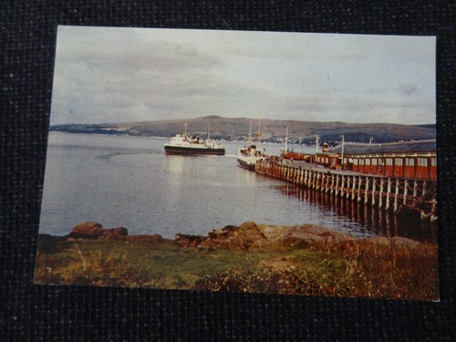 Wemyss bay pier postcard - wemyss,