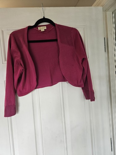 Monsoon pink knitted bolero - knitted,