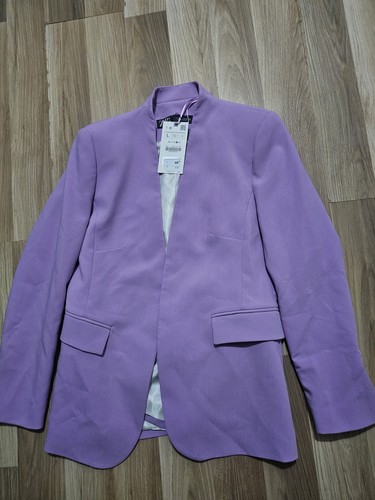 Zara purple blazer - blazer, and