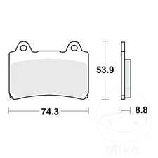 TRW Brake Pads Sintered Front