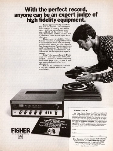 1972 fisher stereo - fisher,