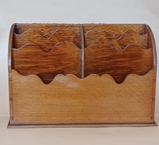 Vintage  Wooden  Letter Rack