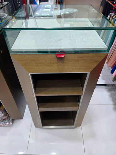 Bespoke glass top wood - top,