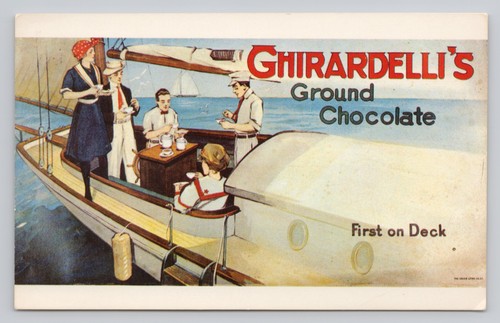 Ghirardelli chocolate boat - ghirardelli,