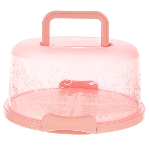 Cake carrier with - carrier, handle