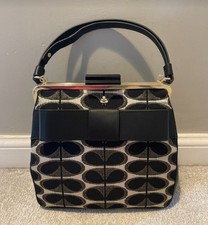 Orla Kiely Leather Holly Bag