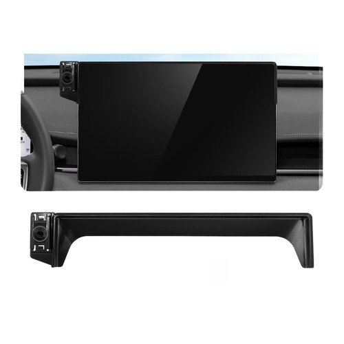 Black car phone - in, mount