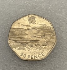 The London Olympic [Swimming - Head in Water]  50p Coin 2011 Rare Collectible
