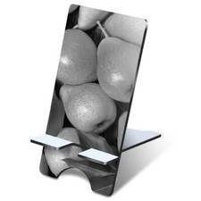 1x 3mm MDF Phone Stand BW - Pear Fruit Food Healthy Living #36455