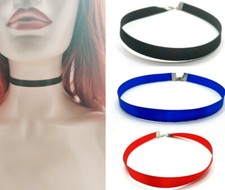 Choker Necklace Satin Gothic