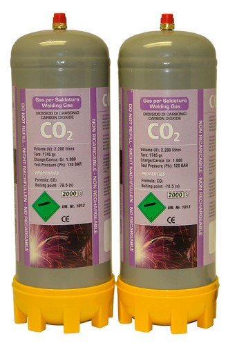 Co2 2ltr gas - co2, bottles