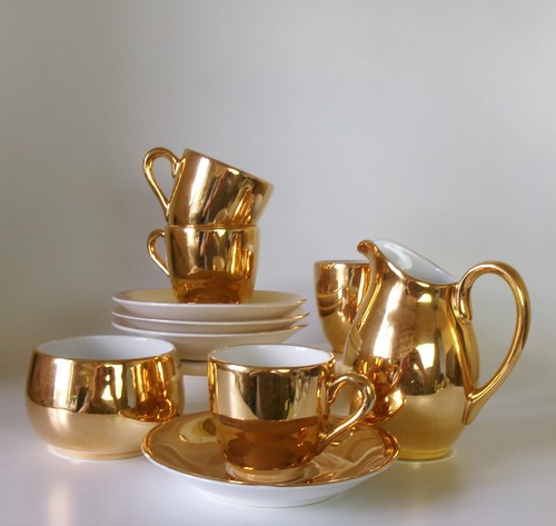Four royal worcester gold - four,