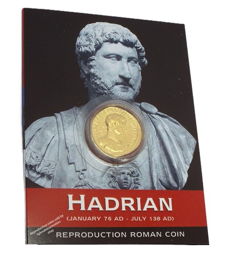 Reproduction hadrian coin - hadrian, pack