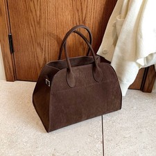 Women Suede Tote Bag Handbag