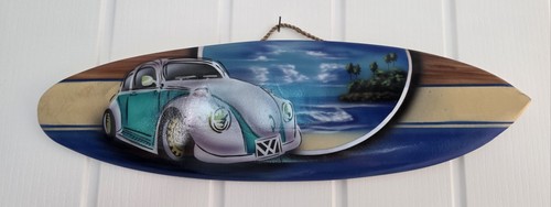 Green retro beetle - retro,