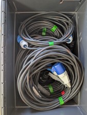 16A Ceeform extension cable HO7 heavy-duty rubber