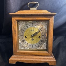 HOWARD MILLER BARWICK OAK MANTLE CLOCK  No Key Missing Glass Could Work? Freeshp