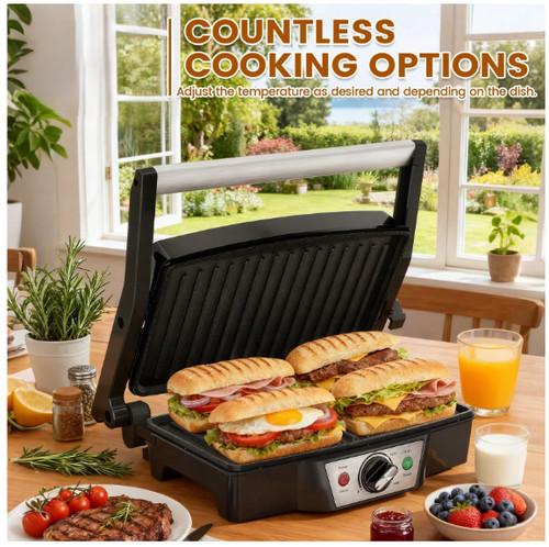Electric 1500w panini press - 1500w,