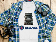 Scania Logo and Truck Graphic Design Sweatshirts