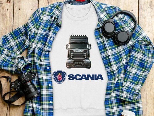 Scania logo and - and, truck