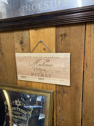 French wine wooden box - wine,