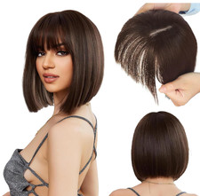 12 Inch Dark Brown Bob Style